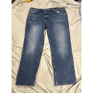 Levis 559 Relaxed Straight Jeans Mens 48x34 Blue Denim Big & Tall Zip Fly Jeans